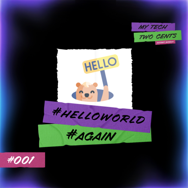 #001 | #helloworld #again